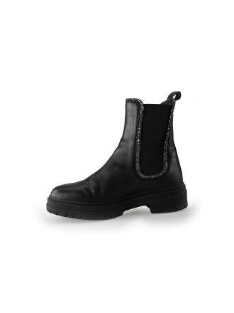 Manfield Chelsea boots Zwart 237689