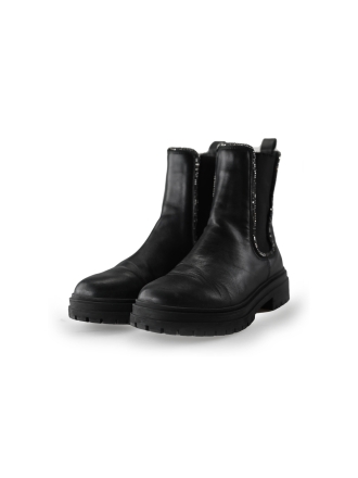 Manfield Chelsea boots Zwart 237689