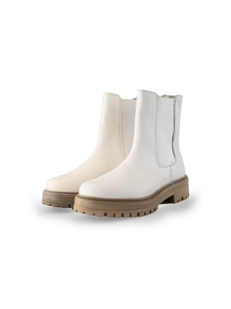 Poelman Chelsea boots Wit 238013