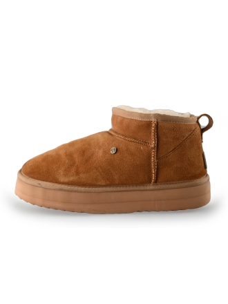 Warmbat Enkellaarzen Cognac 239812