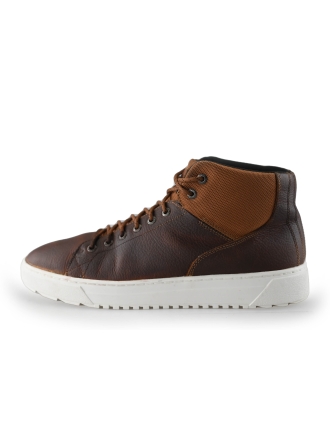 Hub Hoge sneakers Bruin 240540