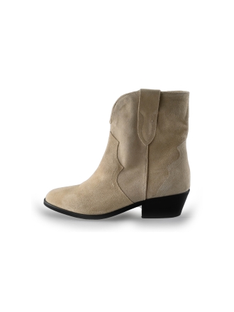 Notre-V Enkellaarzen Beige 240564