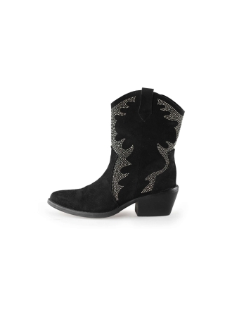 Ann Rocks Cowboy laarzen Zwart 241123