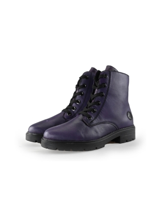 Rieker Veterboots Paars 242438