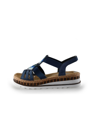 Rieker Sandalen Blauw 243068