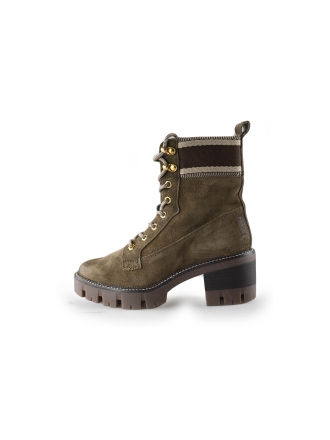 Tamaris Enkellaarzen Groen 246022