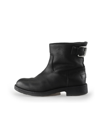 Shabbies Enkellaarzen Zwart 246837