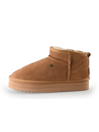 Warmbat Enkellaarzen Beige 247030