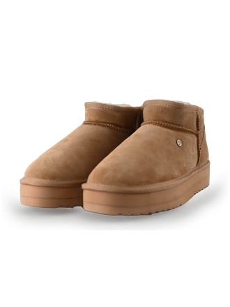 Warmbat Enkellaarzen Beige 247088