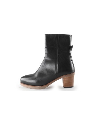 Shabbies Enkellaarzen Zwart 247819