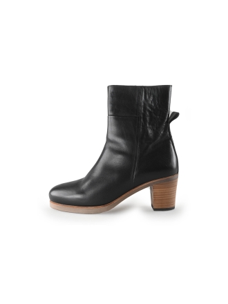 Shabbies Enkellaarzen Zwart 247932