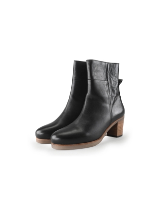 Shabbies Enkellaarzen Zwart 247932
