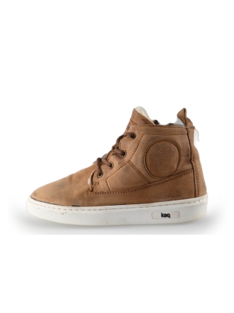 Keq Hoge sneakers Cognac 249009