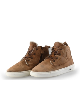 Keq Hoge sneakers Cognac 249009