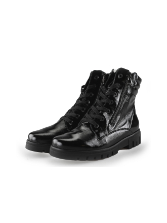 Waldlaufer Veterboots Zwart 249404