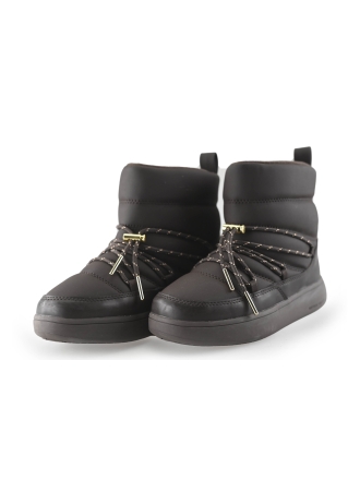 Isa Lace Enkellaarzen Bruin 249717