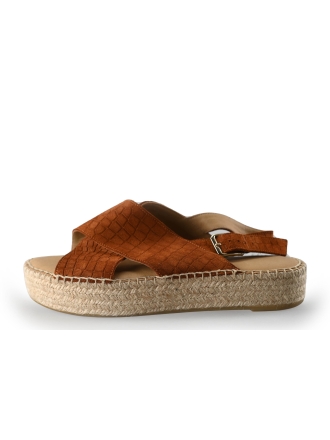 Manfield Sandalen Bruin 250322