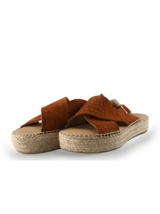Manfield Sandalen Bruin 250322