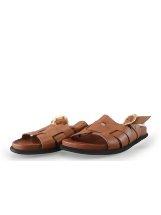 Lina Locchi Slippers Cognac 250399