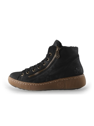 Rieker Veterboots Zwart 250850