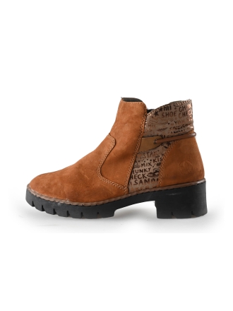 Rieker Enkellaarzen Cognac 250976