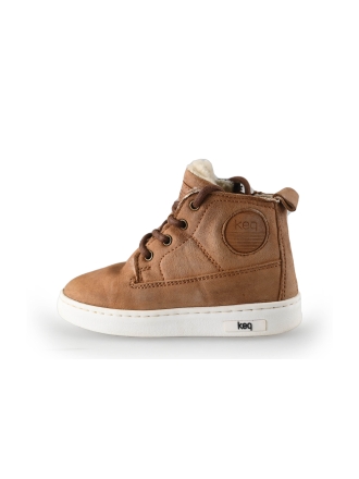 Keq Hoge sneakers Cognac 250988