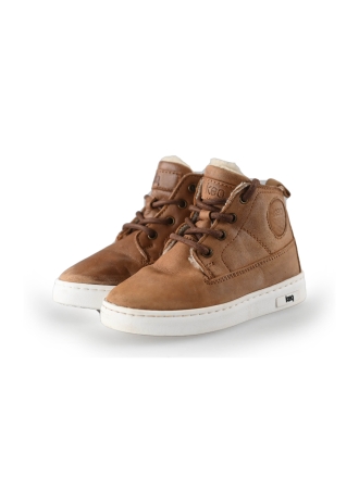 Keq Hoge sneakers Cognac 250988