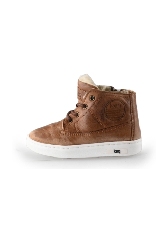 Keq Hoge sneakers Cognac 250989