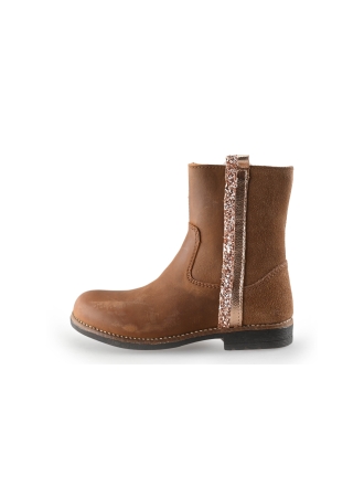 Braqeez Enkellaarzen Cognac 258191