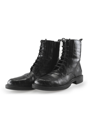 Linea Zeta Veterboots Zwart 258715