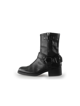 Ann Rocks Enkellaarzen Zwart 258873