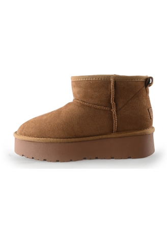 Poelman Enkellaarzen Beige 258955