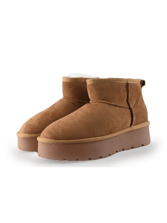Poelman Enkellaarzen Beige 258955