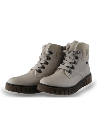 Rieker Veterboots Beige 259711