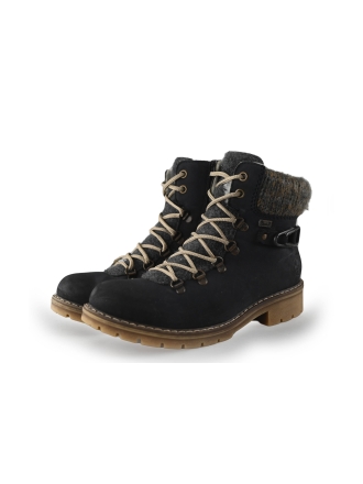 Rieker Veterboots Blauw 259780