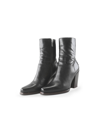 Shabbies Enkellaarzen Zwart 261550