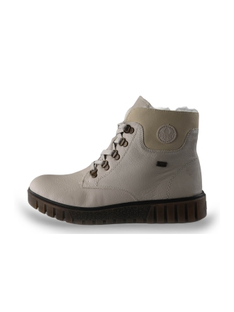 Rieker Veterboots Beige 261744