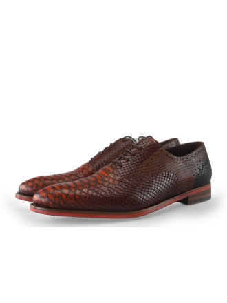 Floris van Bommel Veterschoenen Bruin 263394