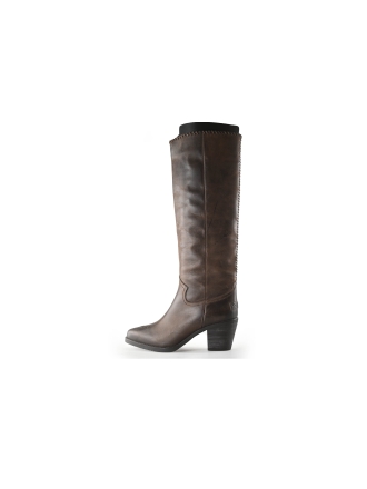 Shabbies Laarzen donkerbruin 264474