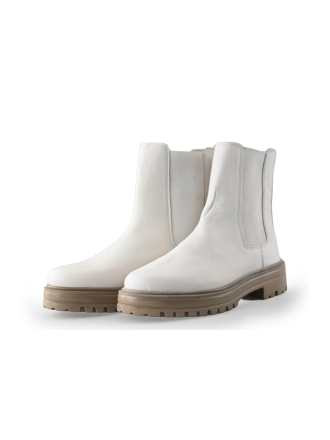 Vanharen Chelsea boots Wit 265231