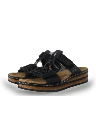 Rieker Slippers Blauw 265448