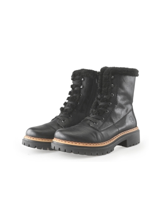 Rieker Veterboots Zwart 265463