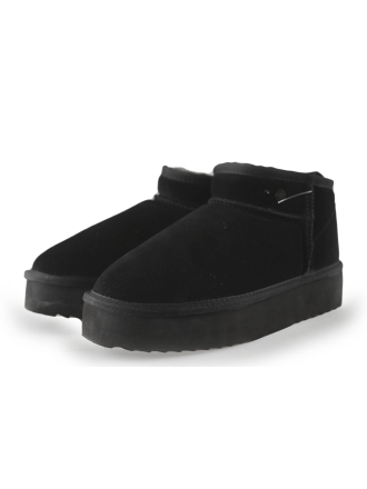 Warmbat Enkellaarzen Zwart 265590
