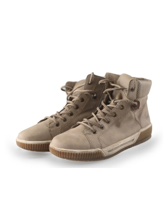 Rieker Veterboots Beige 265815