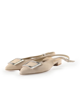 Linea Zeta Slingbacks Beige 266873