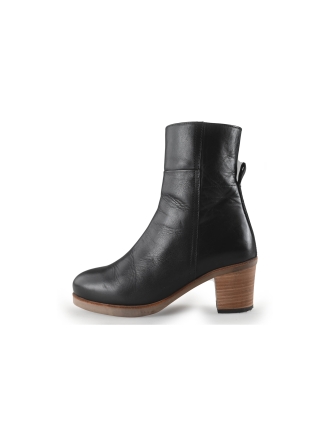 Shabbies Amsterdam Enkellaarzen Zwart 267087