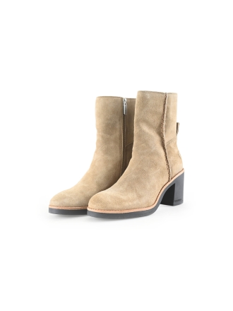Shabbies Enkellaarzen Bruin 269425