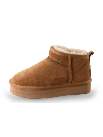 Warmbat Enkellaarzen Beige 261175