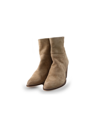 Poelman Enkellaarzen Beige 261195