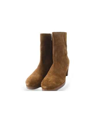 Shabbies Enkellaarzen Bruin 261225